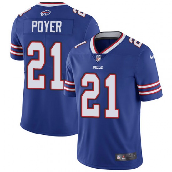 Men's Buffalo Bills #21 Jordan Poyer Blue NFL Vapor Untouchable Limited Stitched Jersey
